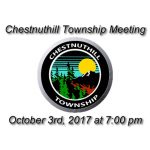 Chestnuthill Township Meeting Oct 3rd, 2017 at 7 pm in Brodheadsville
