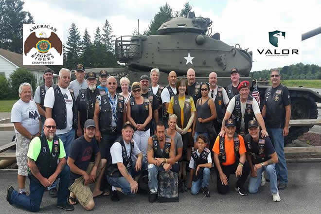 American Legion Riders Post 927 VALOR Motorcycle Ride & Party In Memory of Jack McCloskey. Saturday, May 20th, 2017