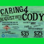 Caring4Cody: Cody Bensel Memorial Ride August 19th, 2017 9:30 am to 6:00 pm