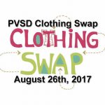 PVSD Clothing Swap August 26th, 2017 9 am to 12 pm