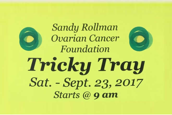 Sandy Rollman Ovarian Cancer Foundation Fundraiser September 23rd, 2017 9:00 am
