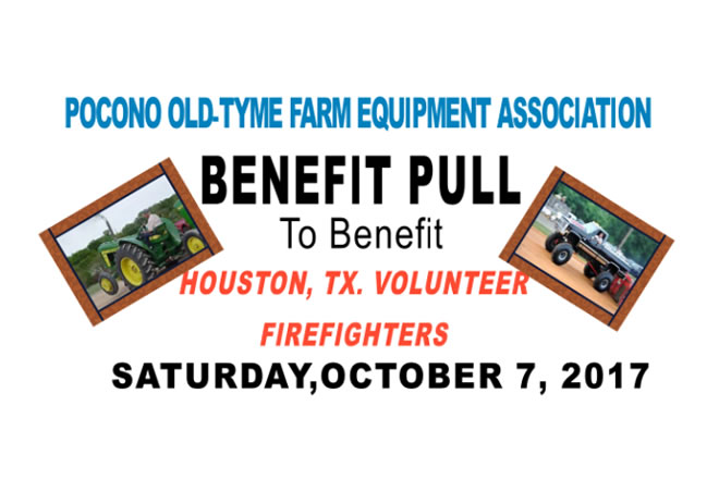 Benefit PULL to Benefit Houston TX Volunteer Firefighters October 7th, 2017