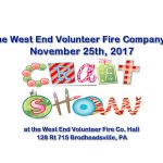West End Vol. Fire Co's November Craft Show Nov 25th 2017 9:00 am to 3:00 pm Vendors Wanted