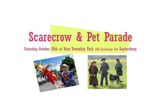 Build a Scarecrow & Pet Parade! October 28th, 2014 10:00 am
