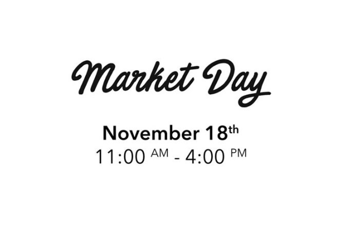 Market Day November 18th, 2017