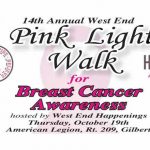 West End Pink Light Walk for Breast Cancer Awareness October 19th, 2017 5:30 pm