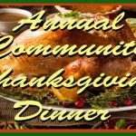 American Legion Post 927's Community Thanksgiving Dinner November 23rd, 2017 Noon to 4:00 pm