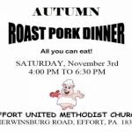 "All-You-Can-Eat" Pork & Sauerkraut Dinner November 3rd, 2017 4 pm to 6:30 pm