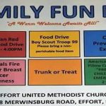 Effort UMC 4th Annual Community Fall Family Fun Day October 20th, 2018 1:00 pm to 4:00 pm